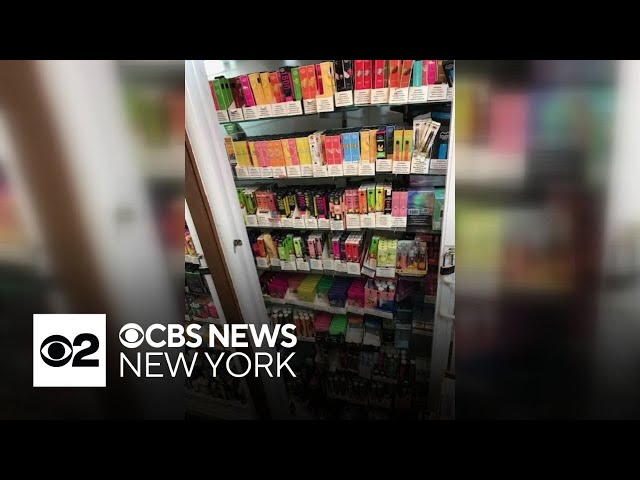 ⁣10,000 flavored vape products seized from smoke shop on Long Island