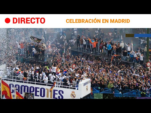 ⁣REAL MADRID  EN DIRECTO:  Los JUGADORES celebran su LIGA número 36 en CIBELES | RTVE