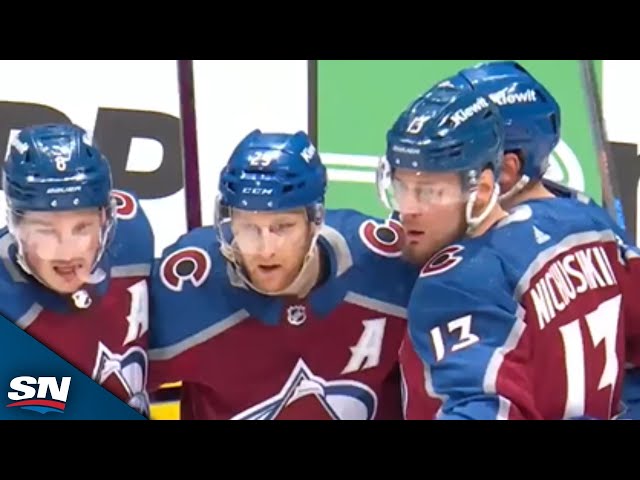 ⁣Nathan MacKinnon Makes Beautiful Move And Mikko Rantanen Finishes It Off