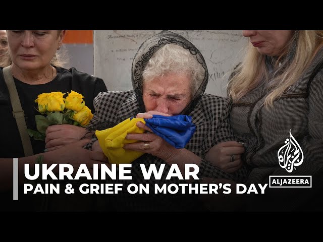 ⁣Mother’s Day in Ukraine: Parents mourn their deceased children