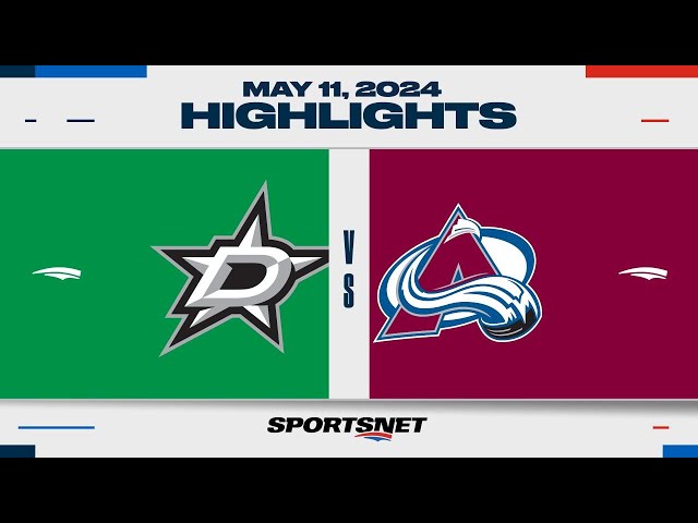 ⁣NHL Game 3 Highlights | Stars vs. Avalanche - May 11, 2024