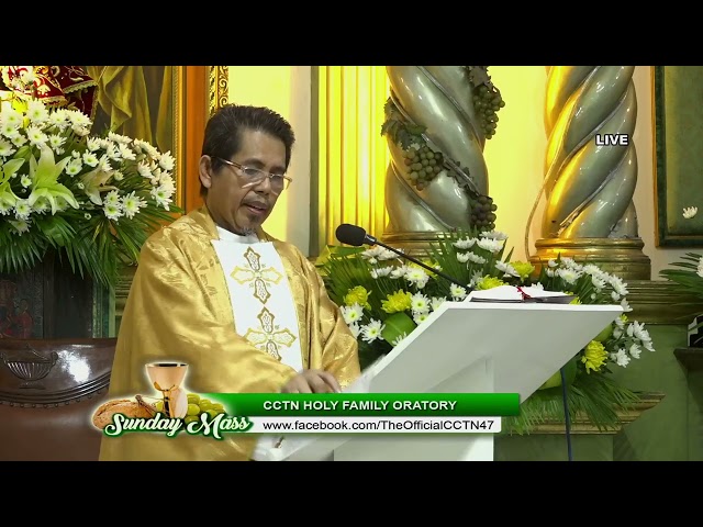 ⁣11:00 AM | Sunday Mass, Rev. Fr. Jose Adonis Niñal Aquino - ( May 12, 2024 )