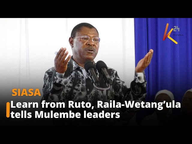 ⁣“Learn from Ruto, Raila,” Wetang’ula tells Mulembe leaders