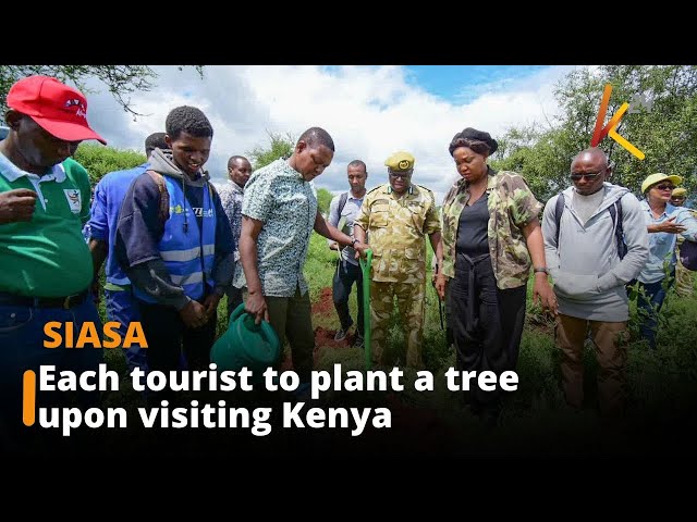 “Each tourist to plant a tree upon visiting Kenya,” CS Mutua