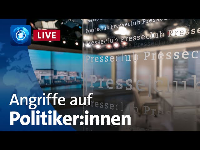 Presseclub live: Angriffe auf Politiker:innen – helfen härtere Strafen?