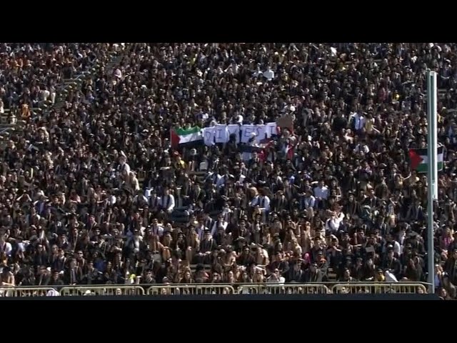 ⁣U.S.: UC Berkeley graduation ceremony addresses student protests