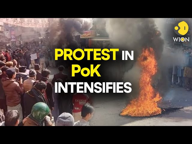 ⁣Pakistan LIVE: Massive protest in Pakistan Occupied Kashmir PoK | Protester-police clashes turn ugly