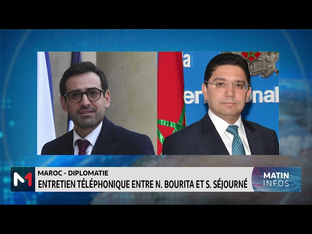 ⁣Entretien téléphonique entre Nasser Bourita et le ministre français des AE