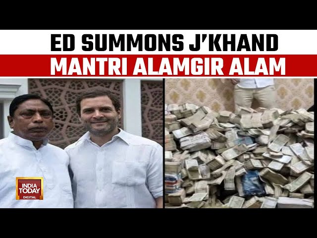⁣ED Summons Jharkhand Minister Alamgir Alam Days After Rs 37 Crore Seized In Raids