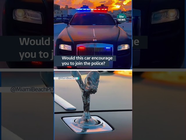 ⁣Would this car encourage you to join the police? #itvnews