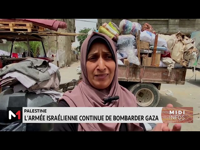 ⁣Palestine : L´armée israélienne continue de bombarder Gaza