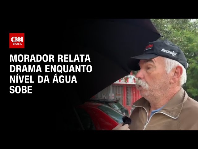 ⁣Morador relata drama enquanto nível da água sobe | AGORA CNN