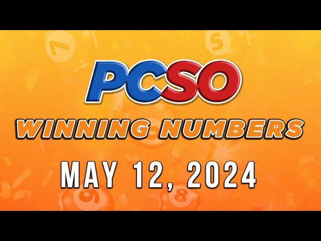 P49M Jackpot Ultra Lotto 6/58, 2D, 3D, and Superlotto 6/49 | May 12, 2024