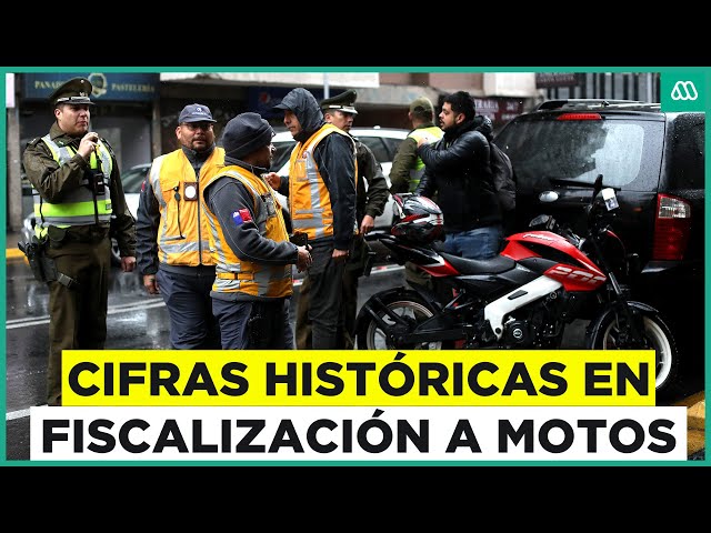 ⁣Plan Calles Protegidas alcanza cifras históricas en fiscalización de motocicletas