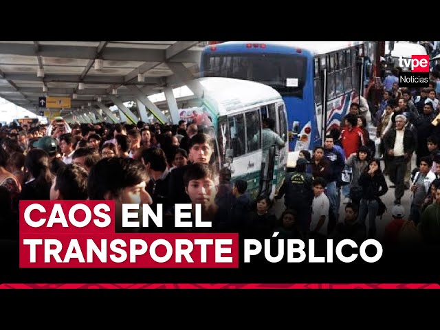 Caótico transporte público en Lima: el día a día de millones de usuarios en la capital