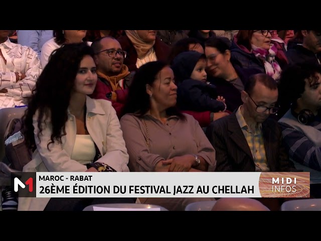 ⁣Clap de fin de la 26e édition du Festival jazz au Chellah