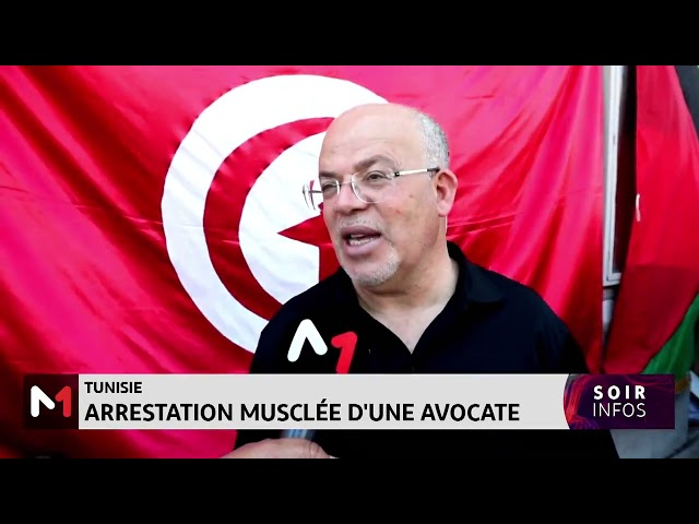 ⁣Tunisie : Arrestation musclée d´une avocate