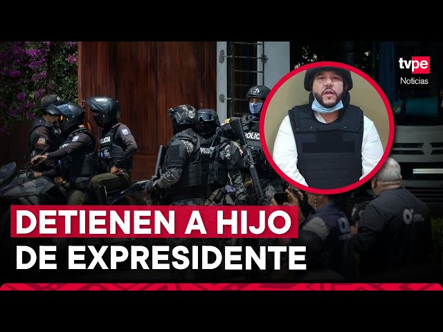 Ecuador: hijo de expresidente Bucaram fue detenido por retirarse grillete electrónico
