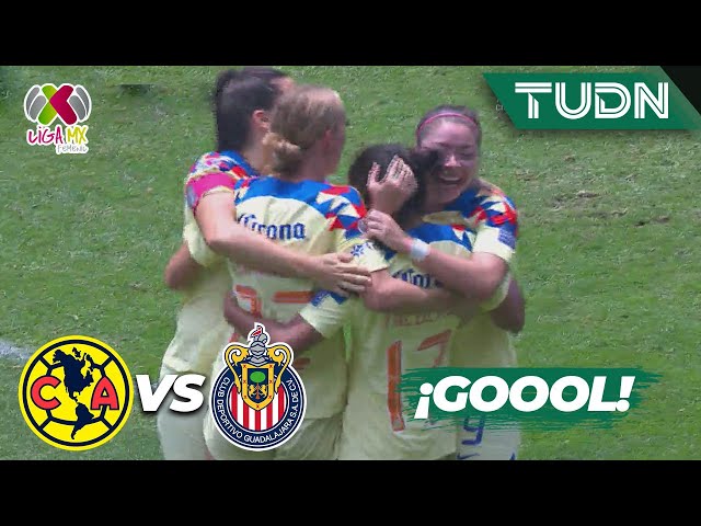 ⁣¡GOLEADA HUMILLANTE! GOOL de Nati | América 4-1 Chivas | Liga Mx Femenil - CL2024 Semis | TUDN