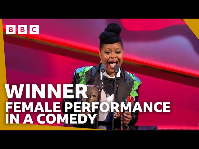 Gbemisola Ikumelo wins Female Performance in Comedy Award for Black Ops | BAFTA TV Awards 2024 - BBC