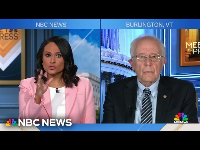 ⁣Bernie Sanders says Israel should not receive 'another nickel of U.S. military aid'