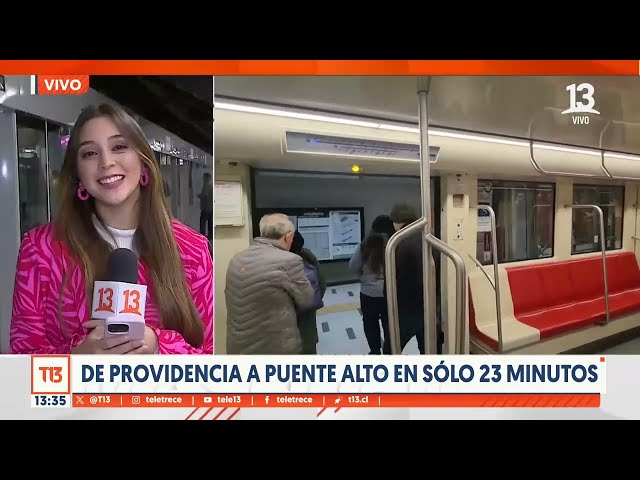 ⁣Línea 8 del Metro permitirá viajar de Providencia a Puente Alto en solo 23 minutos
