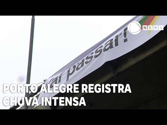 ⁣Chuvas ainda são registradas na capital do Rio Grande do Sul