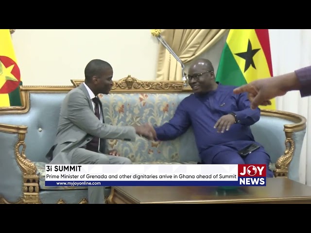 ⁣3i Summit: Prime Minister of Grenada and other dignitaries arrive in Ghana ahead of Summit. #JoyNews