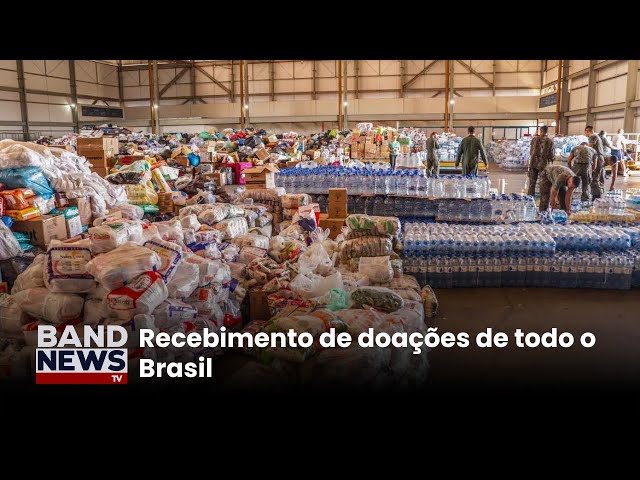 ⁣Recebimento de doações de todo o Brasil | BandNews TV