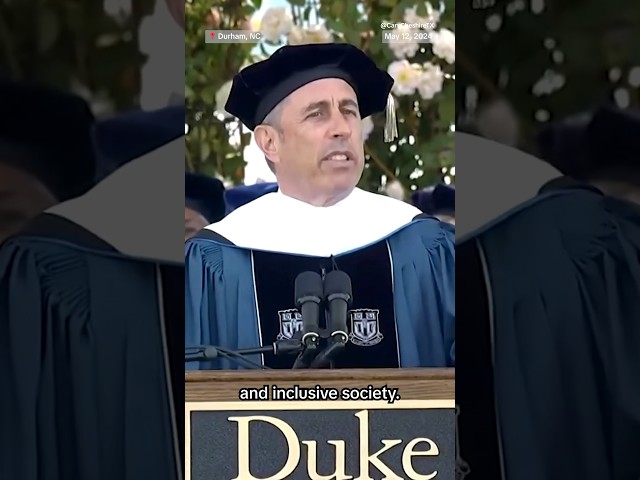 ⁣Duke students walk out of Jerry Seinfeld’s commencement speech amid wave of graduation protests
