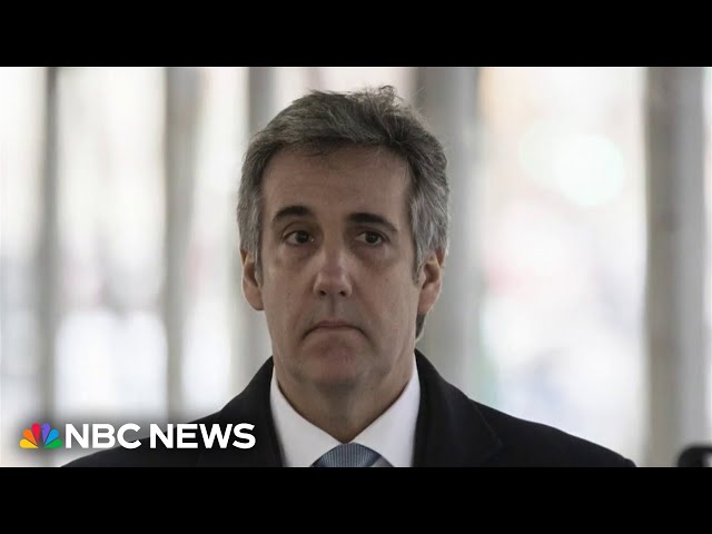 ⁣Michael Cohen set to testify as key witness in Trump hush money trial