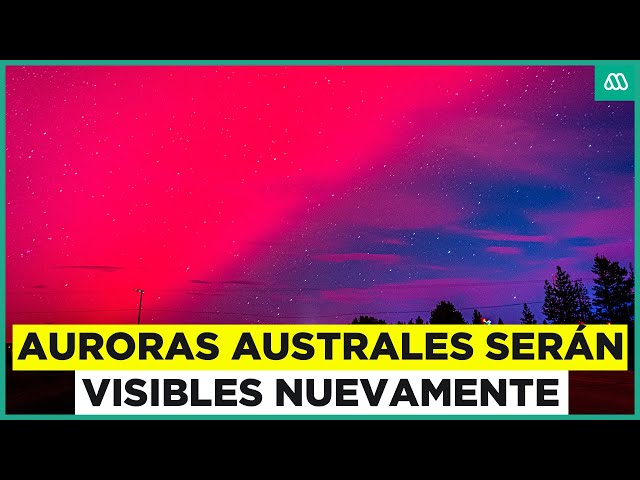 ⁣Auroras australes en el sur de Chile serán visibles nuevamente