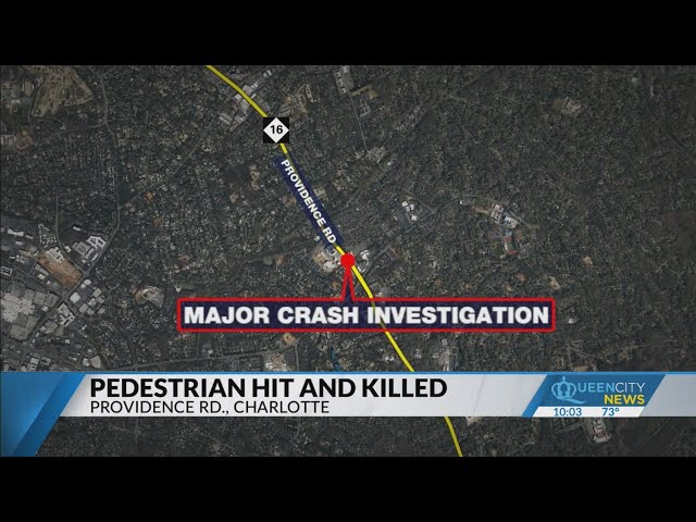 ⁣Pedestrian fatally struck in south Charlotte: MEDIC