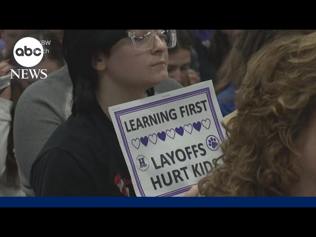 ⁣US school districts brace for massive teacher layoffs