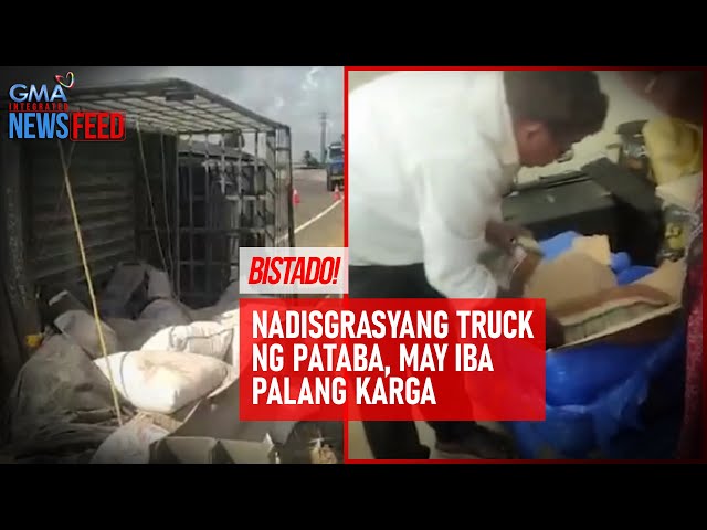 ⁣Bistado! – Nadisgrasyang truck ng pataba, may iba palang karga | GMA Integrated Newsfeed