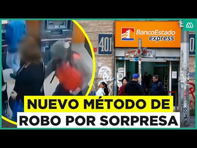 ⁣Nuevo método de robo por sorpresa en cajeros