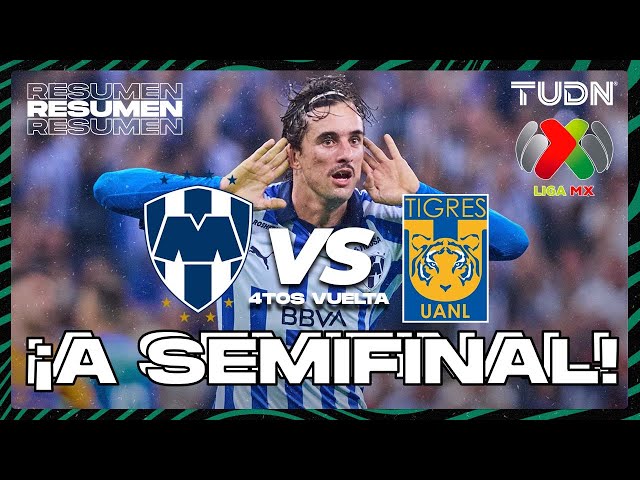 ⁣Resumen y goles | Monterrey 0-1 Tigres | CL2024 - Liga Mx 4tos | TUDN