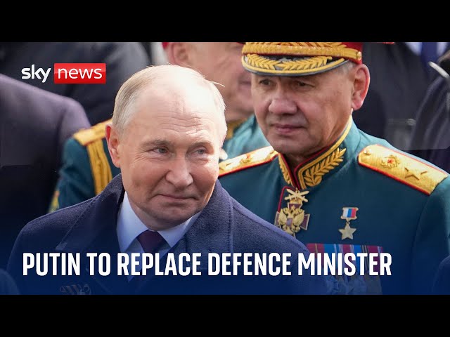 ⁣Russian defence minister and long-time Putin ally Sergei Shoigu to be replaced