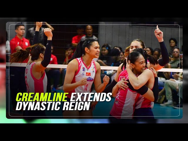 ⁣PVL: Creamline Cool Smashers reflect on winning fourth straight All-Filipino crown, 8th overall