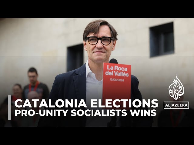 ⁣Socialists lead in Catalonia elections, partial results show