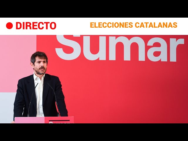 ⁣ELECCIONES CATALUÑA: SUMAR comparece sobre los PACTOS en CATALUÑA | RTVE Noticias