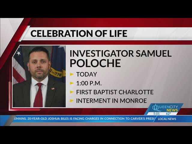 ⁣Sam Poloche memorial services Monday in Charlotte