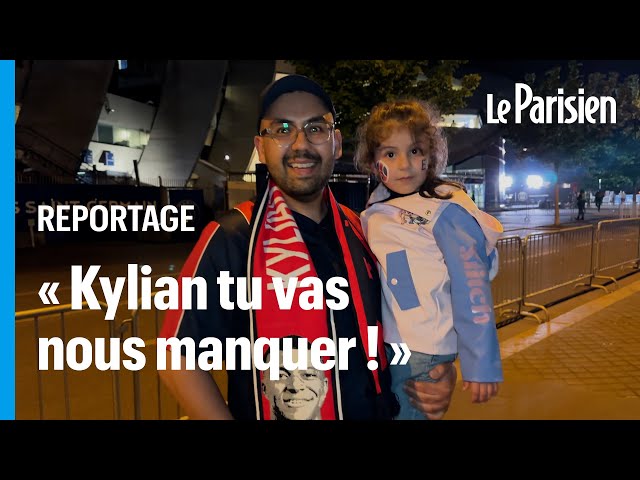 ⁣L'hommage des supporters du PSG après le dernier match de Kylian Mbappé au Parc