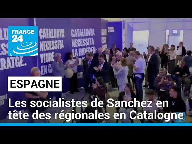 ⁣Les socialistes de Sanchez en tête des régionales en Catalogne, les indépendantistes sans majorité