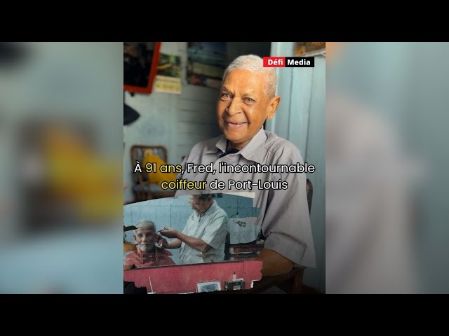 ⁣[Mon histoire] À 91 ans, Fred, l'incontournable coiffeur de Port-Louis