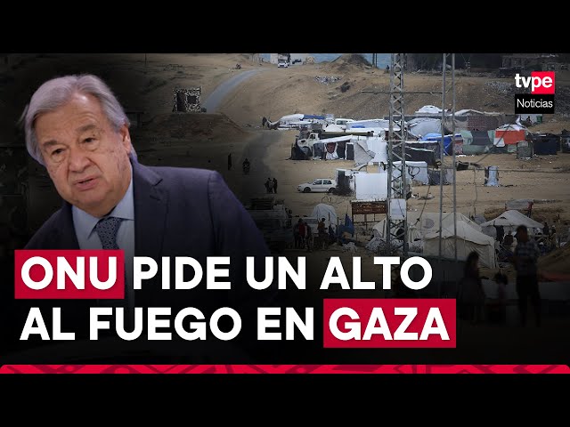 ONU pide un alto al fuego “inmediato” en la guerra en Gaza, con más de 35 000 muertos