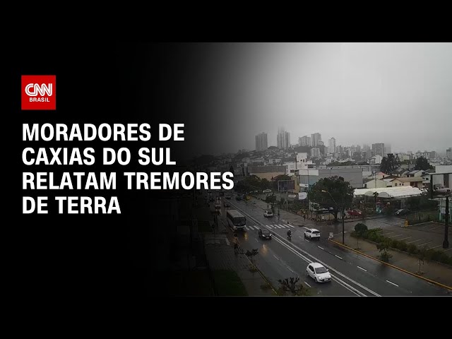 ⁣Moradores de Caxias do Sul relatam tremores de terra | CNN NOVO DIA