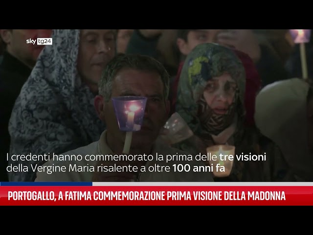 ⁣Portogallo, a Fatima commemorazione prima visione Madonna