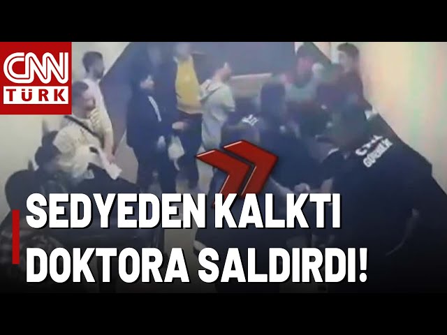 Sedyeden Kalkıp Doktora Saldırdı! Küfürler, Hakaretler Havada Uçuştu... İşte O Görüntüler!