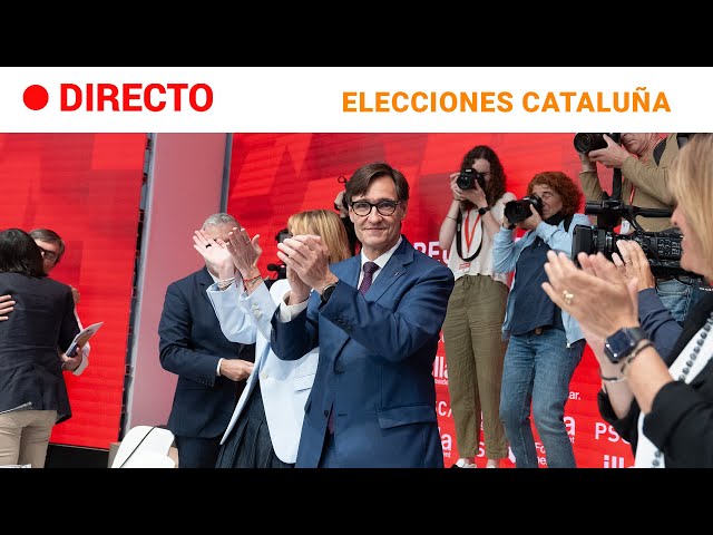 ⁣ELECCIONES CATALUÑA  EN DIRECTO: El PSC intentará PACTAR con ERC y los COMUNES para GOBERNAR | RTVE